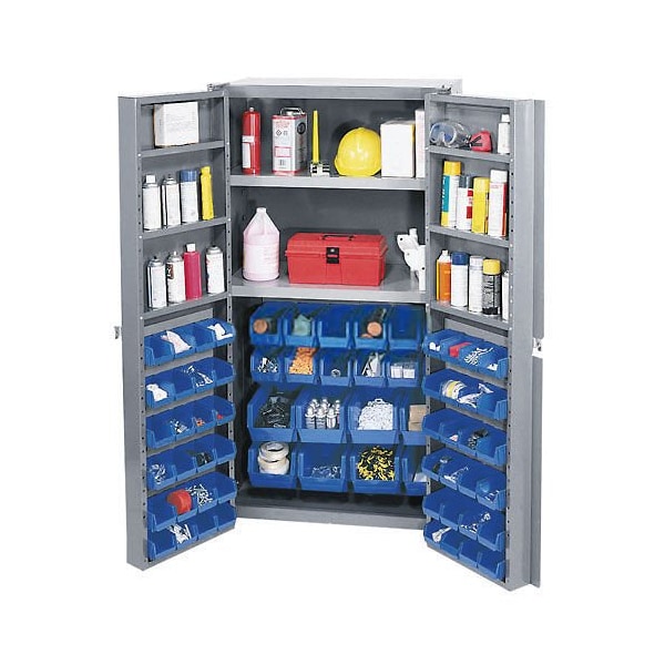 Global Industrial Bin Cabinet, 38 in W, 72 in H, 24 D 662148BL - main